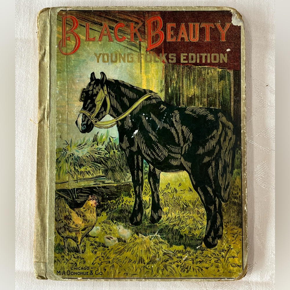 Original 1900s Black Beauty Young Folks Edition